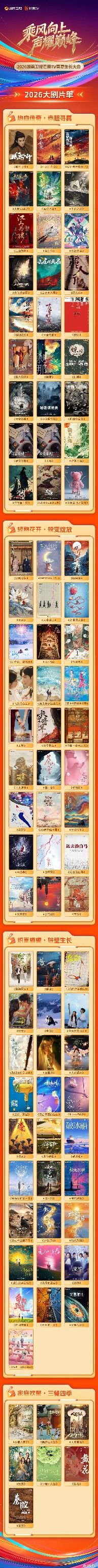 别再说没剧可追了，芒果直接甩出89部大剧，神仙打架！