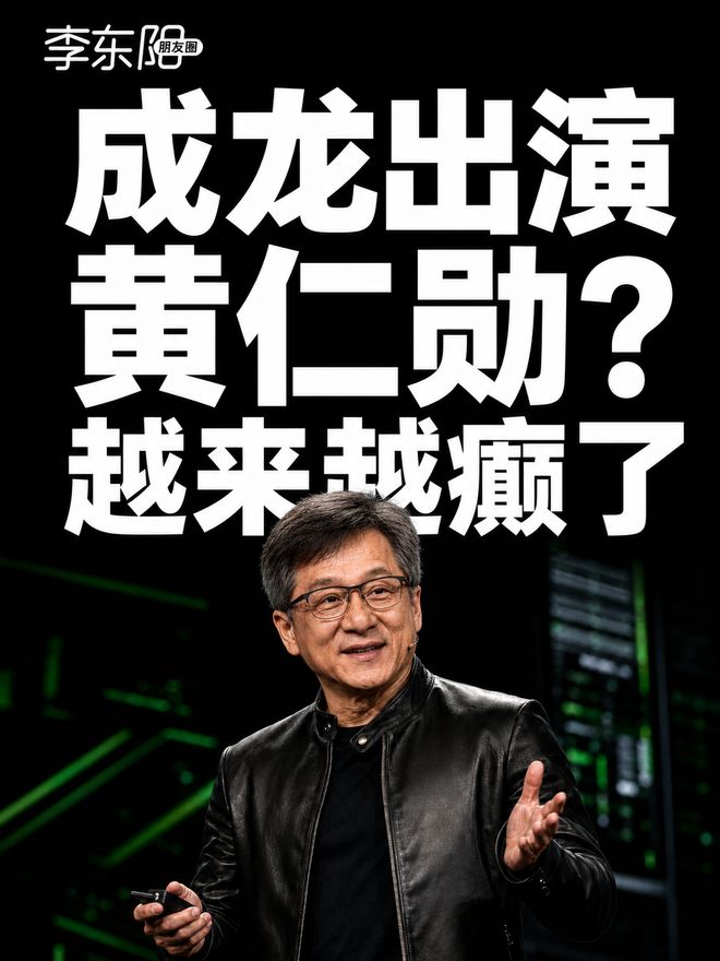 成龙出演黄仁勋？全网都癫了